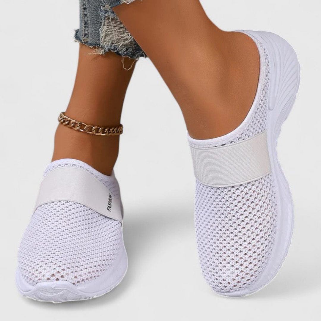 Willa | Women's Breathable Mesh Slip-On Platform Sneakers Carol & Margaret Wilmington