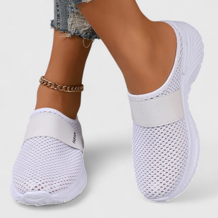 Willa | Women's Breathable Mesh Slip-On Platform Sneakers Carol & Margaret Wilmington