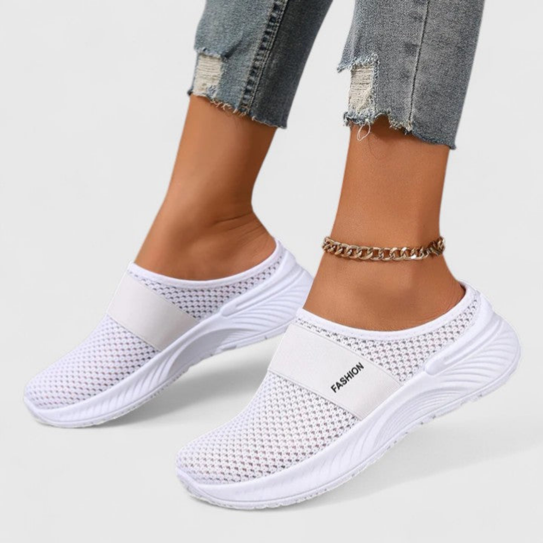 Willa | Women's Breathable Mesh Slip-On Platform Sneakers Carol & Margaret Wilmington