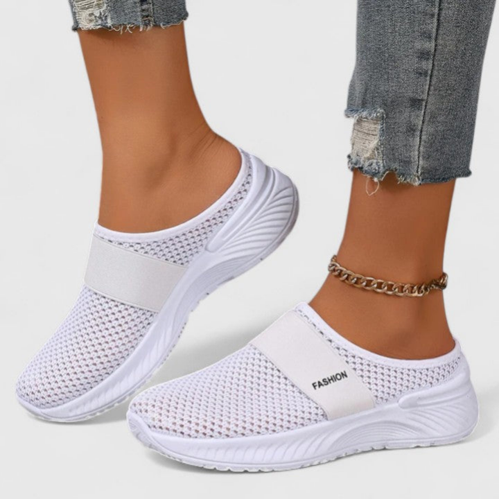 Willa | Women's Breathable Mesh Slip-On Platform Sneakers Carol & Margaret Wilmington