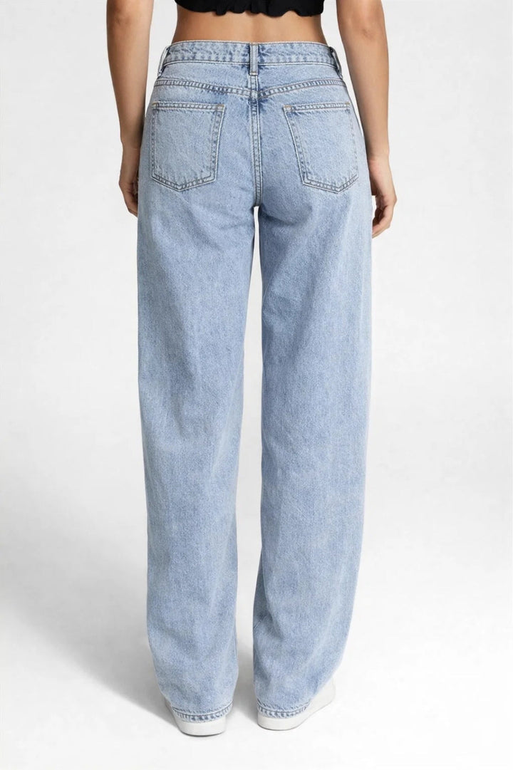 Dina | Women's High Waist Relaxed Fit Jeans