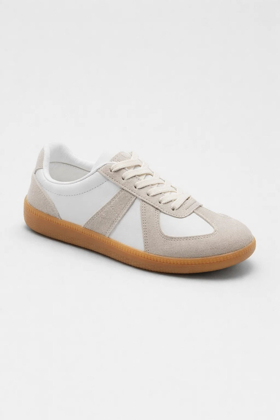 Alyson | Womens Retro Lace Up Gum Sole Casual Sneakers