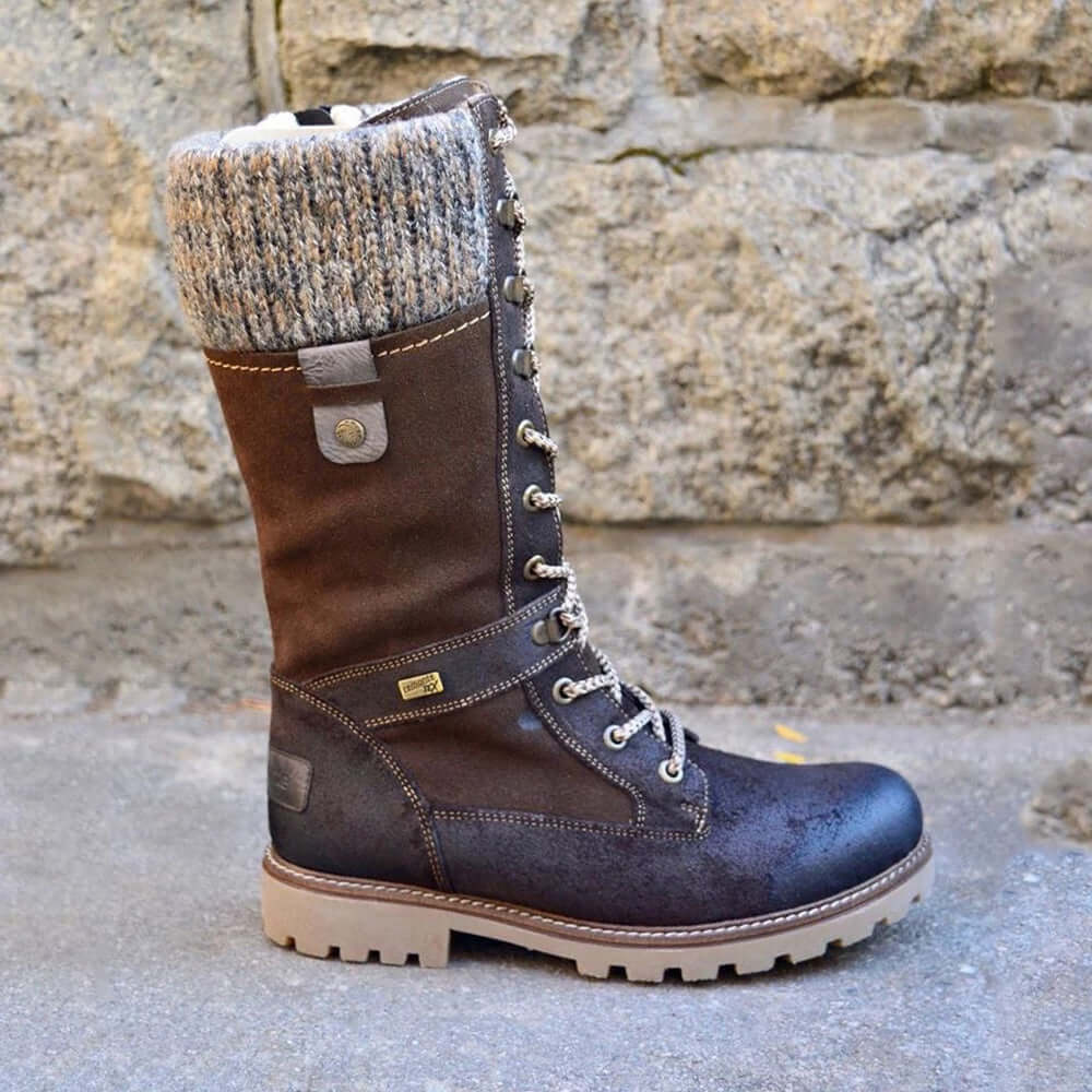 Maia | Women's Lace-Up Foldover Winter Boots