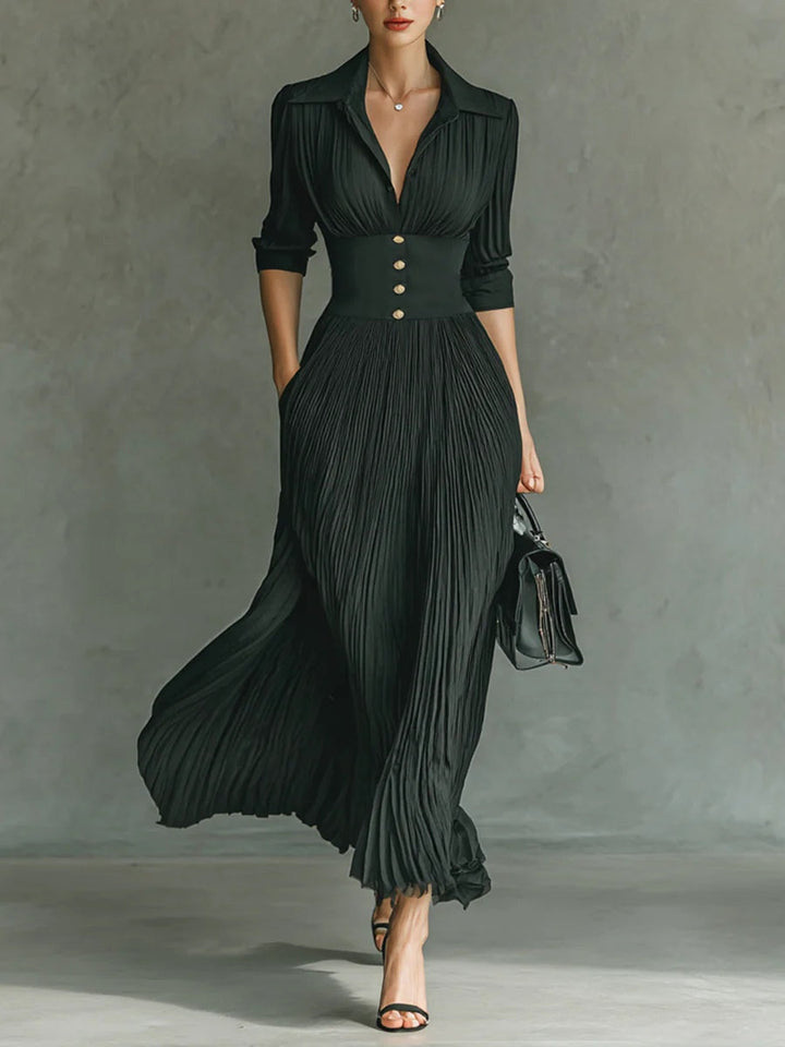 C&M® - Chic Fitted Waist Dress Carol & Margaret Wilmington