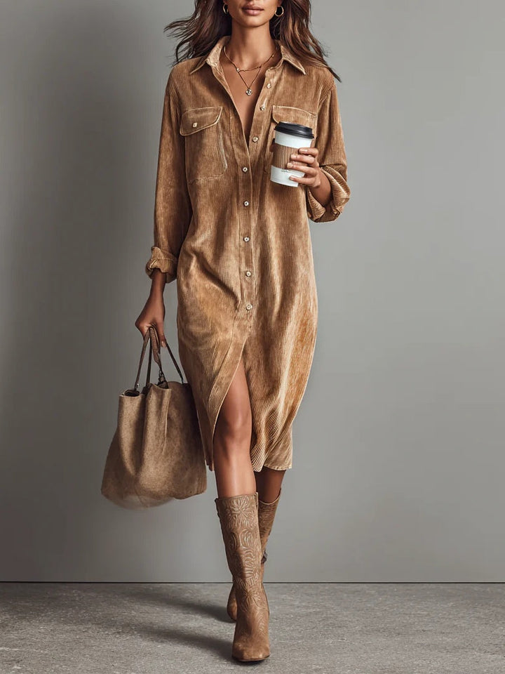 C&M® - Chic Flared Hem Dress Carol & Margaret Wilmington