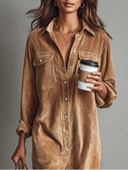 C&M® - Chic Flared Hem Dress Carol & Margaret Wilmington