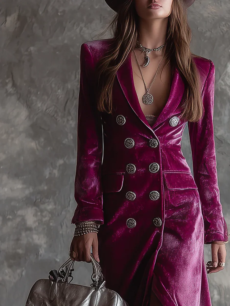 C&M® | Velvet Blazer Dress Carol & Margaret Wilmington