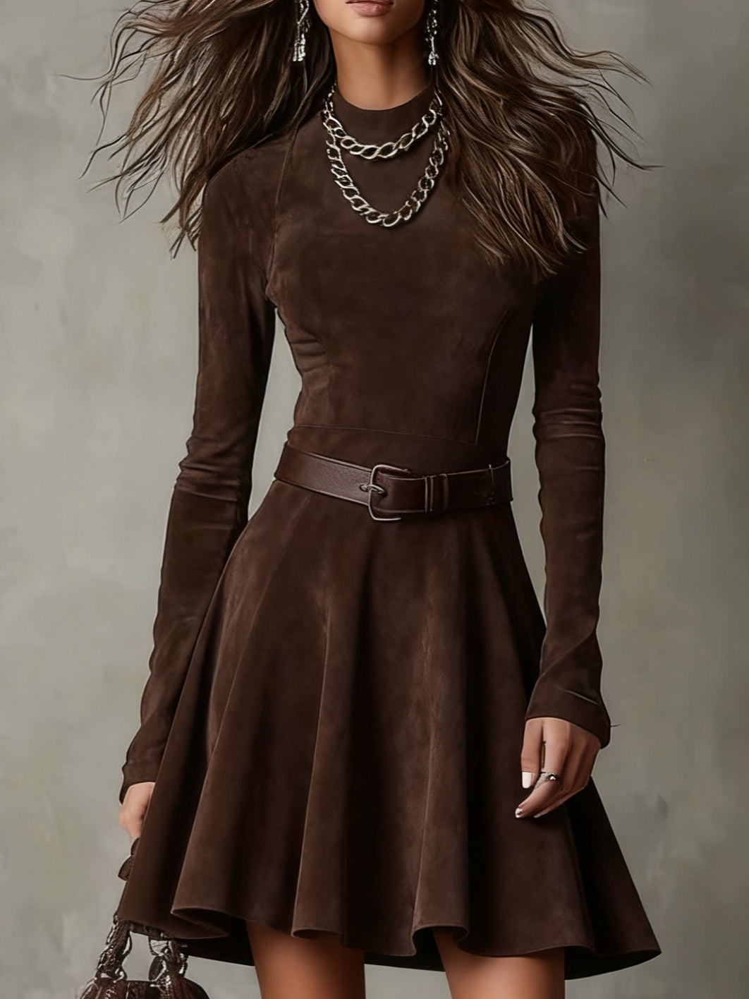 C&M® | Vintage Suede Mini Dress Carol & Margaret Wilmington