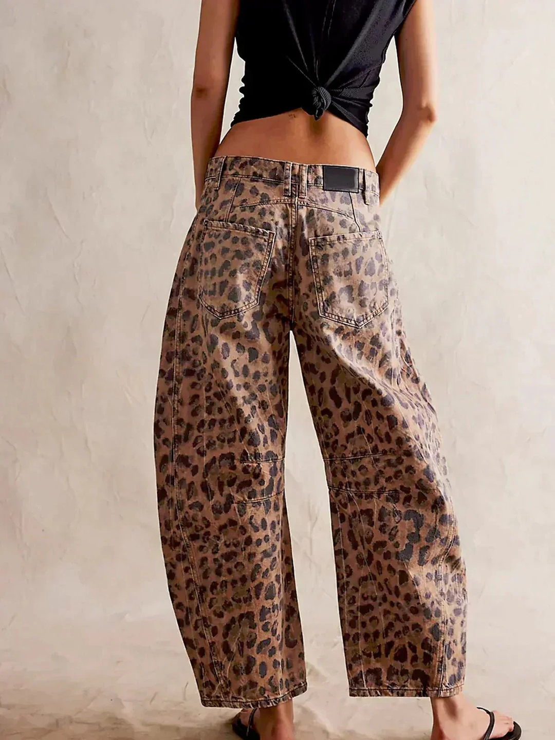 Zara | Women's Denim Low-Rise Barrel Leg Pants Carol & Margaret Wilmington