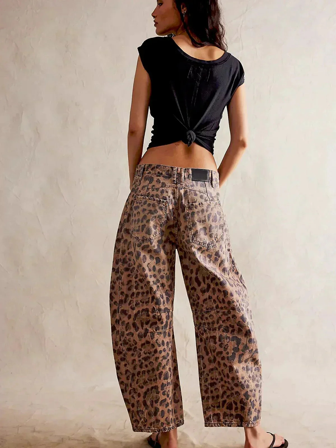 Zara | Women's Denim Low-Rise Barrel Leg Pants Carol & Margaret Wilmington