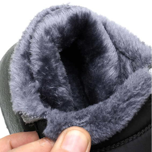 Women's winter snow ankle boots in purple
