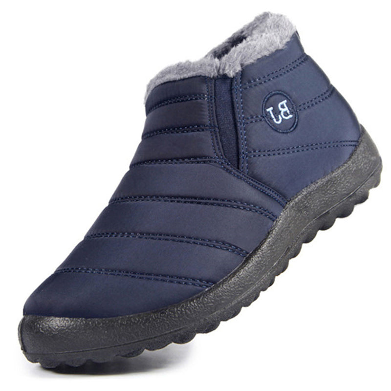 Women's winter snow ankle boots in purple