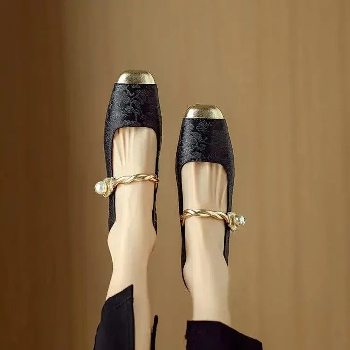 Gaetana | Women's Embellished Block-Heel Strappy Mary-Jane Pumps