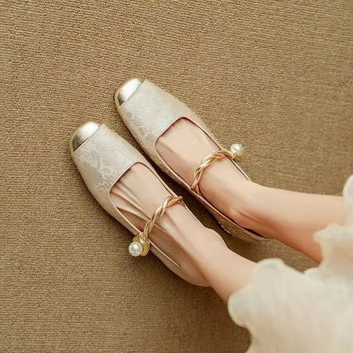 Gaetana | Women's Embellished Block-Heel Strappy Mary-Jane Pumps