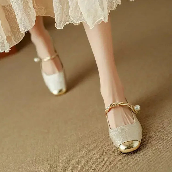 Gaetana | Women's Embellished Block-Heel Strappy Mary-Jane Pumps