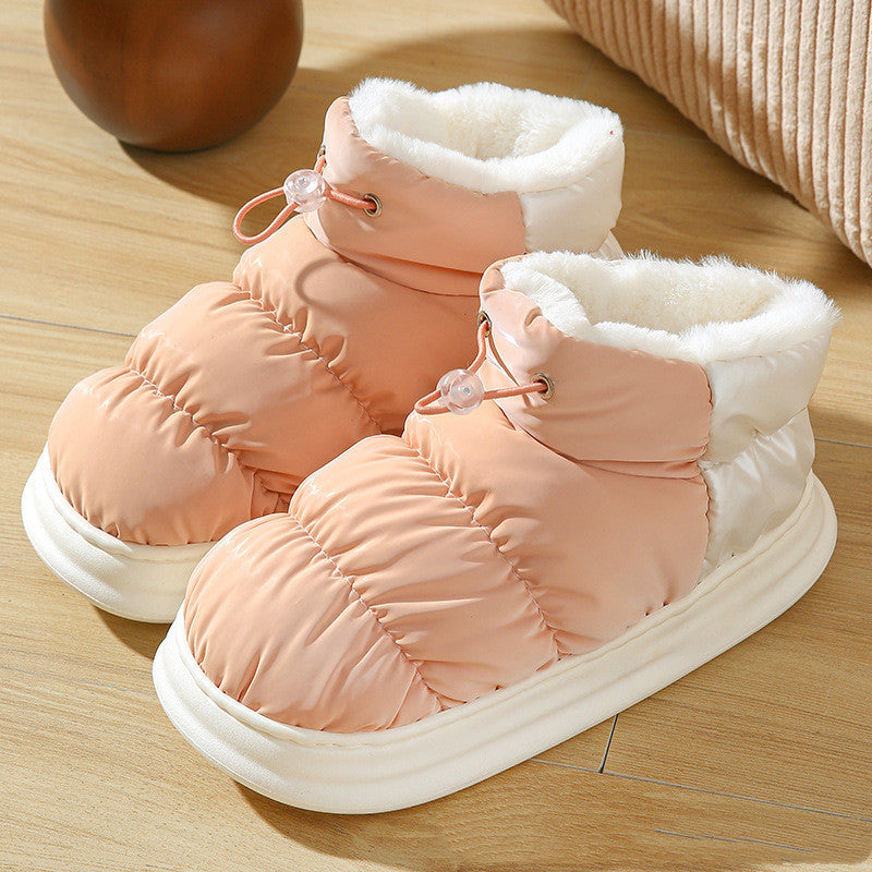 Women's winter snow boots with anti-slip sole