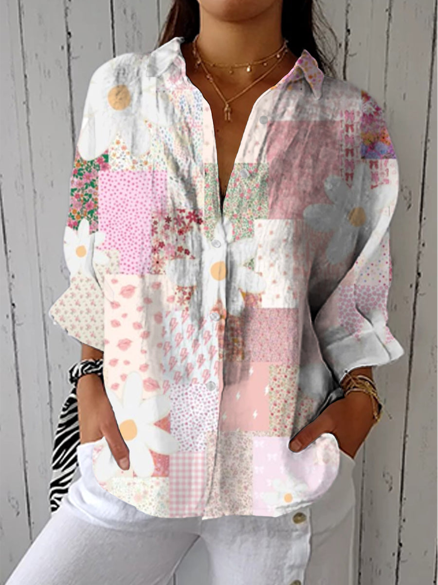 C&M® | Patchwork Daisy Blouse