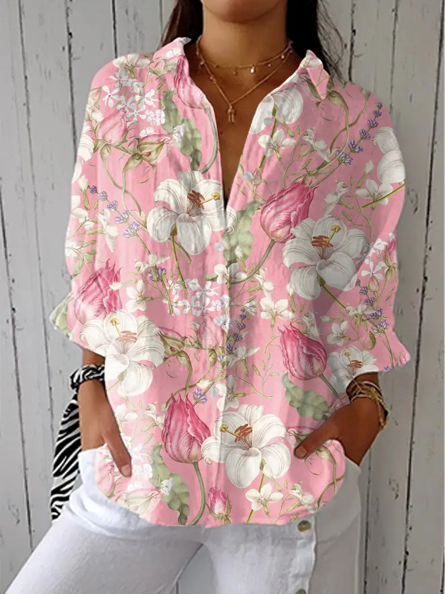 C&M® | Elegant Bloom Blouse Carol & Margaret Wilmington