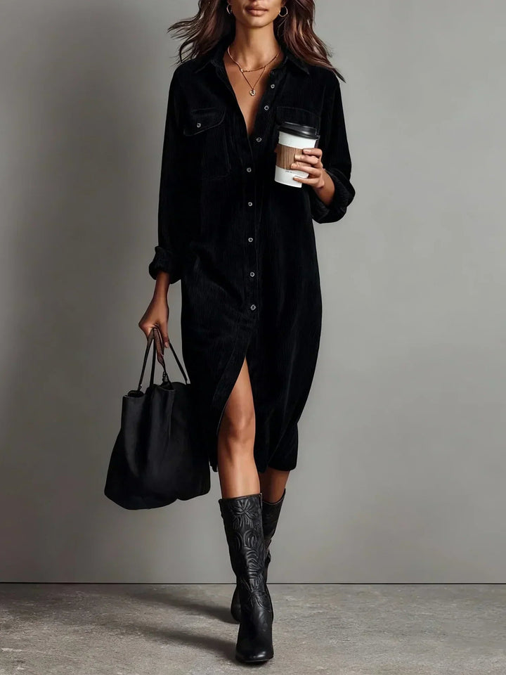C&M® - Chic Flared Hem Dress Carol & Margaret Wilmington