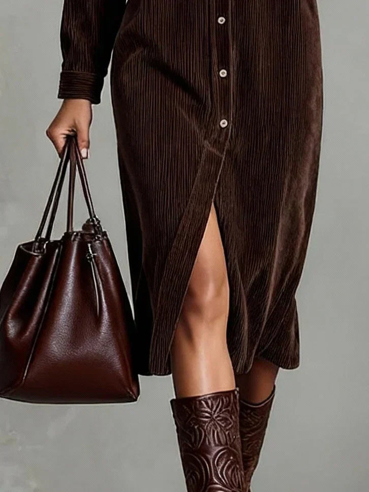 C&M® - Chic Flared Hem Dress Carol & Margaret Wilmington