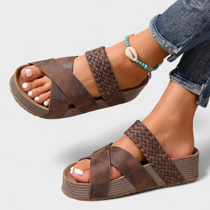 Delphine | Leather Orthopedic Sandals