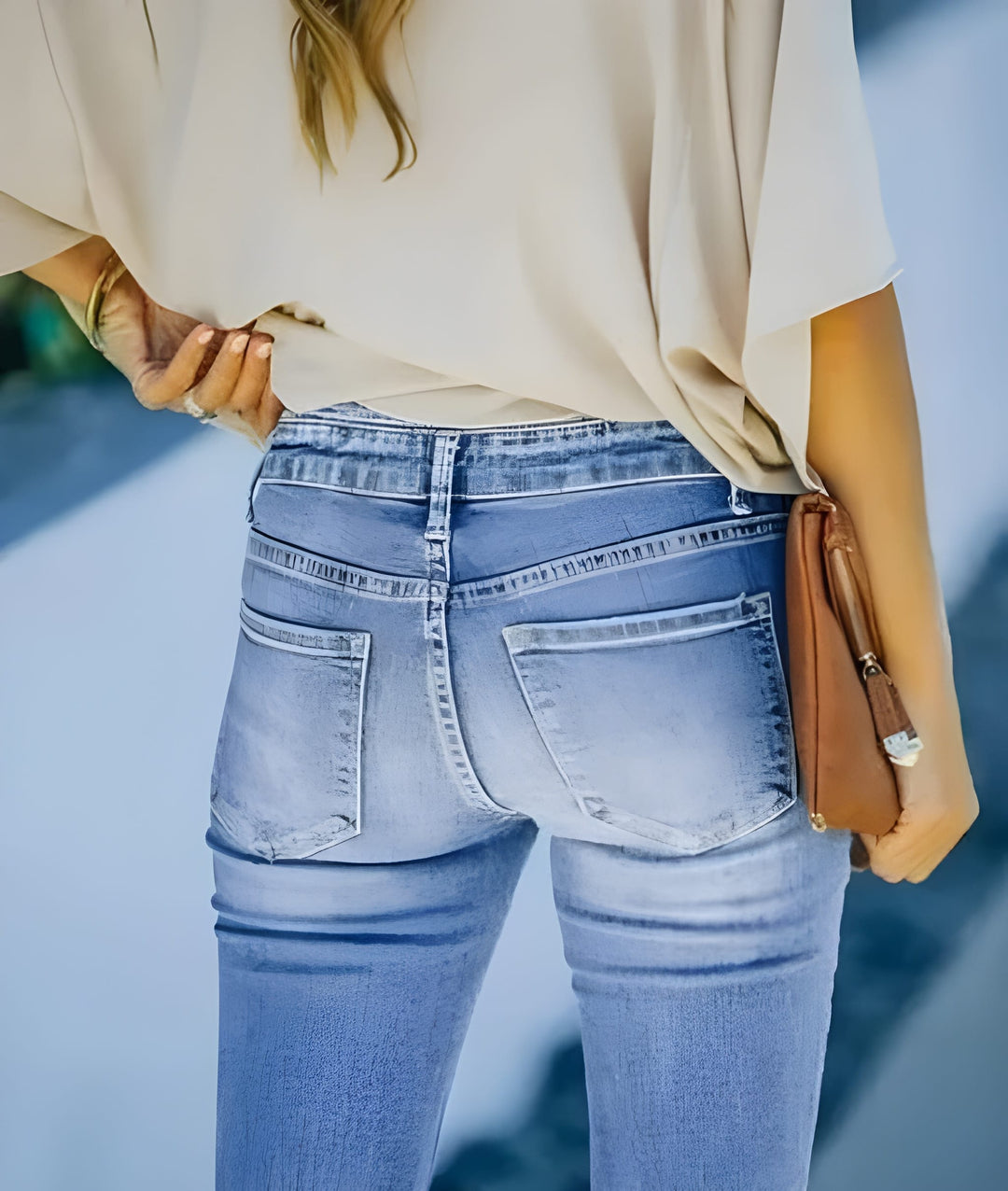Dolly | Women's High Waist Button Fly Flared Jeans