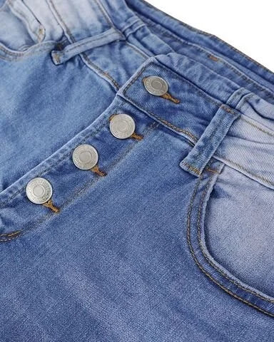 Dolly | Women's High Waist Button Fly Flared Jeans