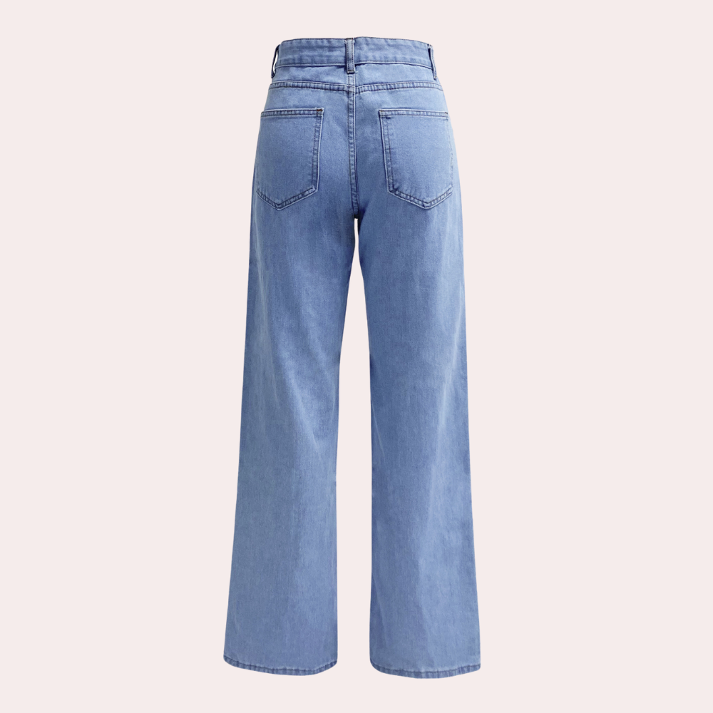 Gillian | Women's High Waist Wide Leg Jeans