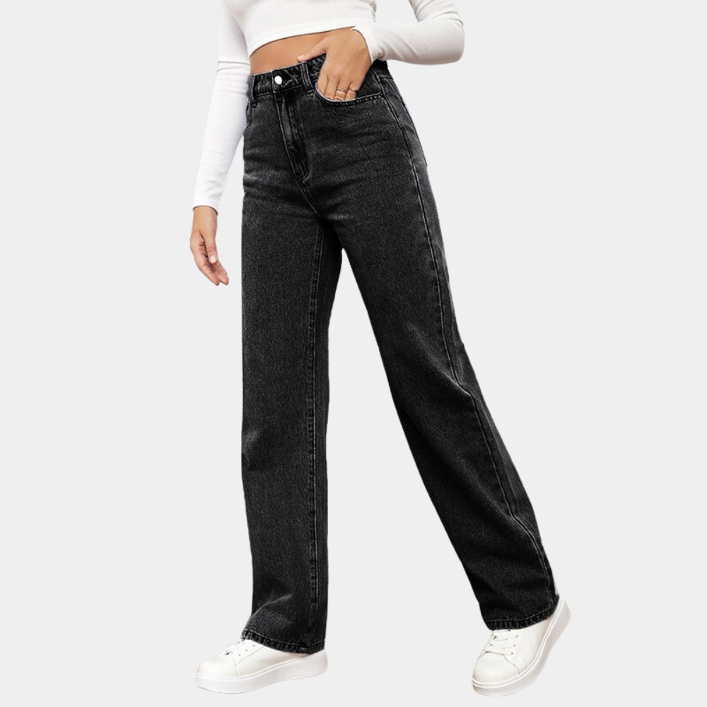Gillian | Women's High Waist Wide Leg Jeans