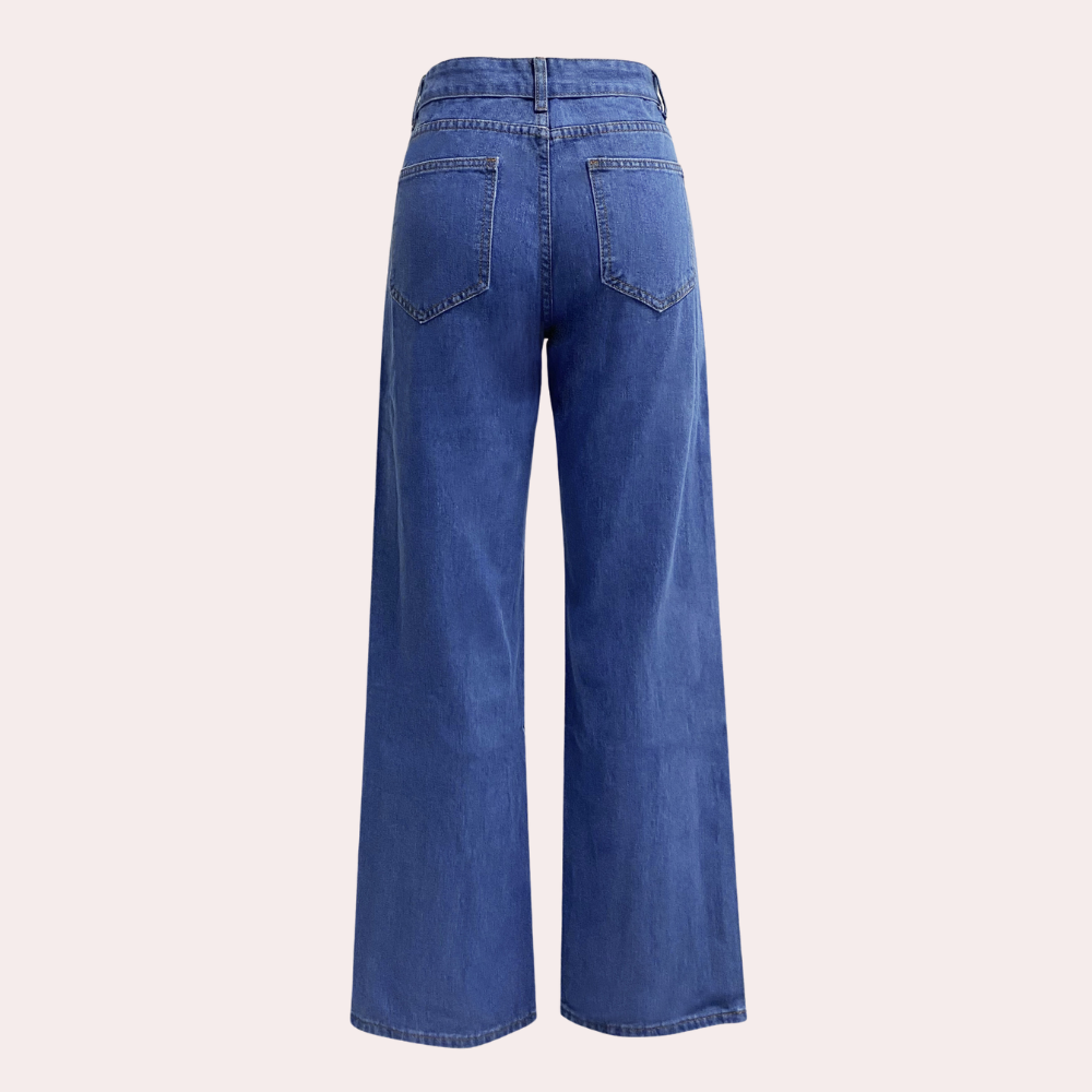 Gillian | Women's High Waist Wide Leg Jeans