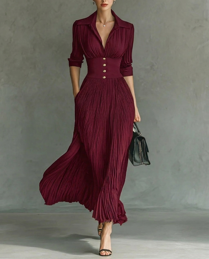 C&M® - Chic Fitted Waist Dress Carol & Margaret Wilmington