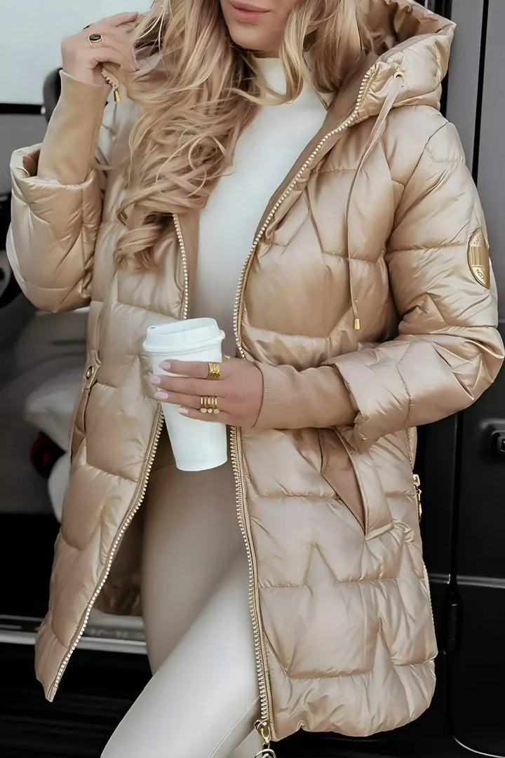 C&M® | Long Quilted Jacket Carol & Margaret Wilmington