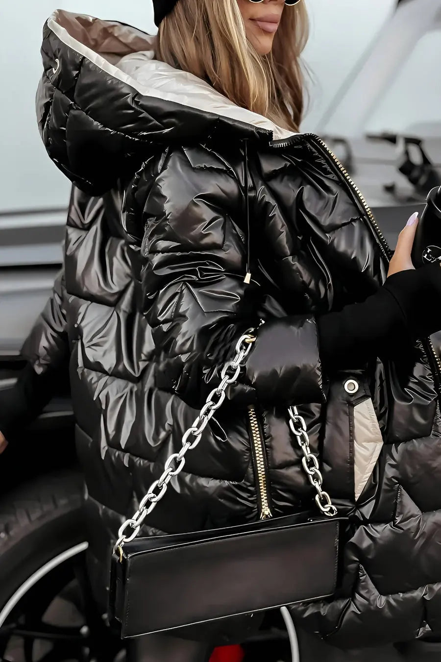 C&M® | Long Quilted Jacket Carol & Margaret Wilmington
