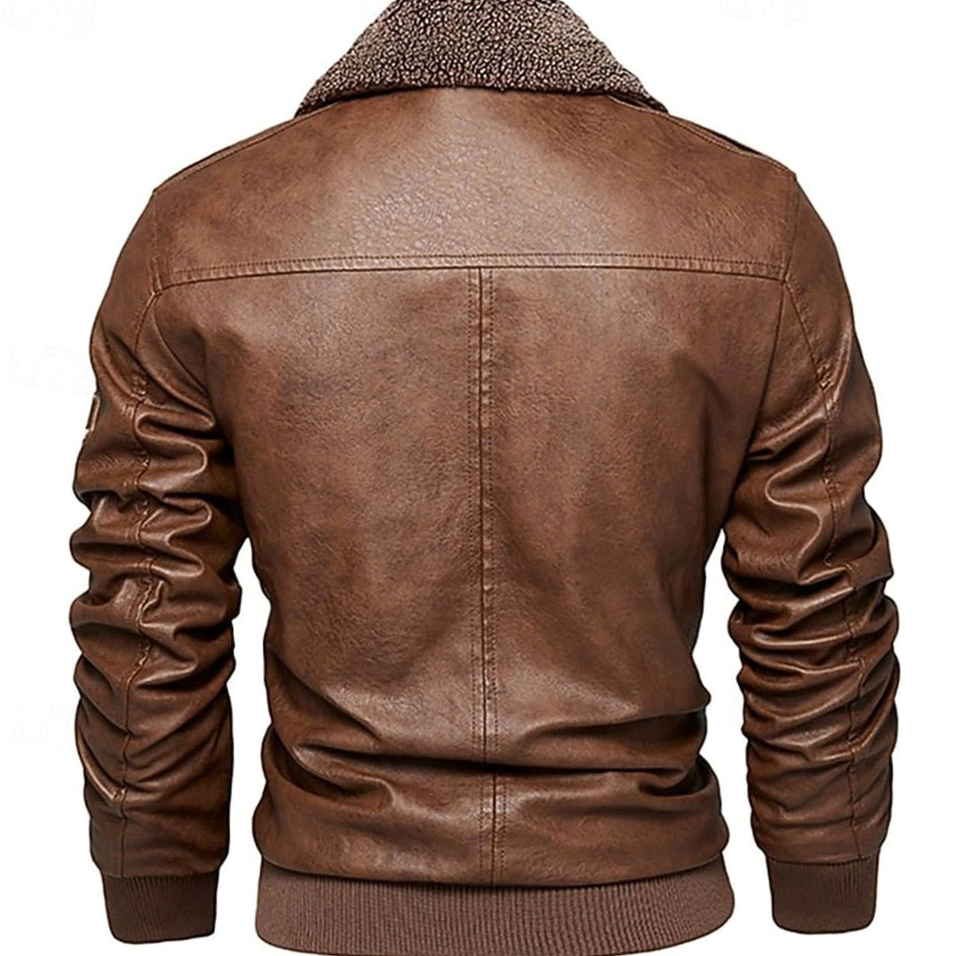 Marigold | Women's Sherpa Pocket Shearling-Collar A-Line Coat
