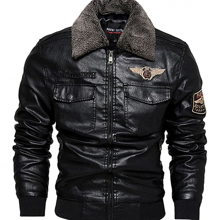 Marigold | Women's Sherpa Pocket Shearling-Collar A-Line Coat