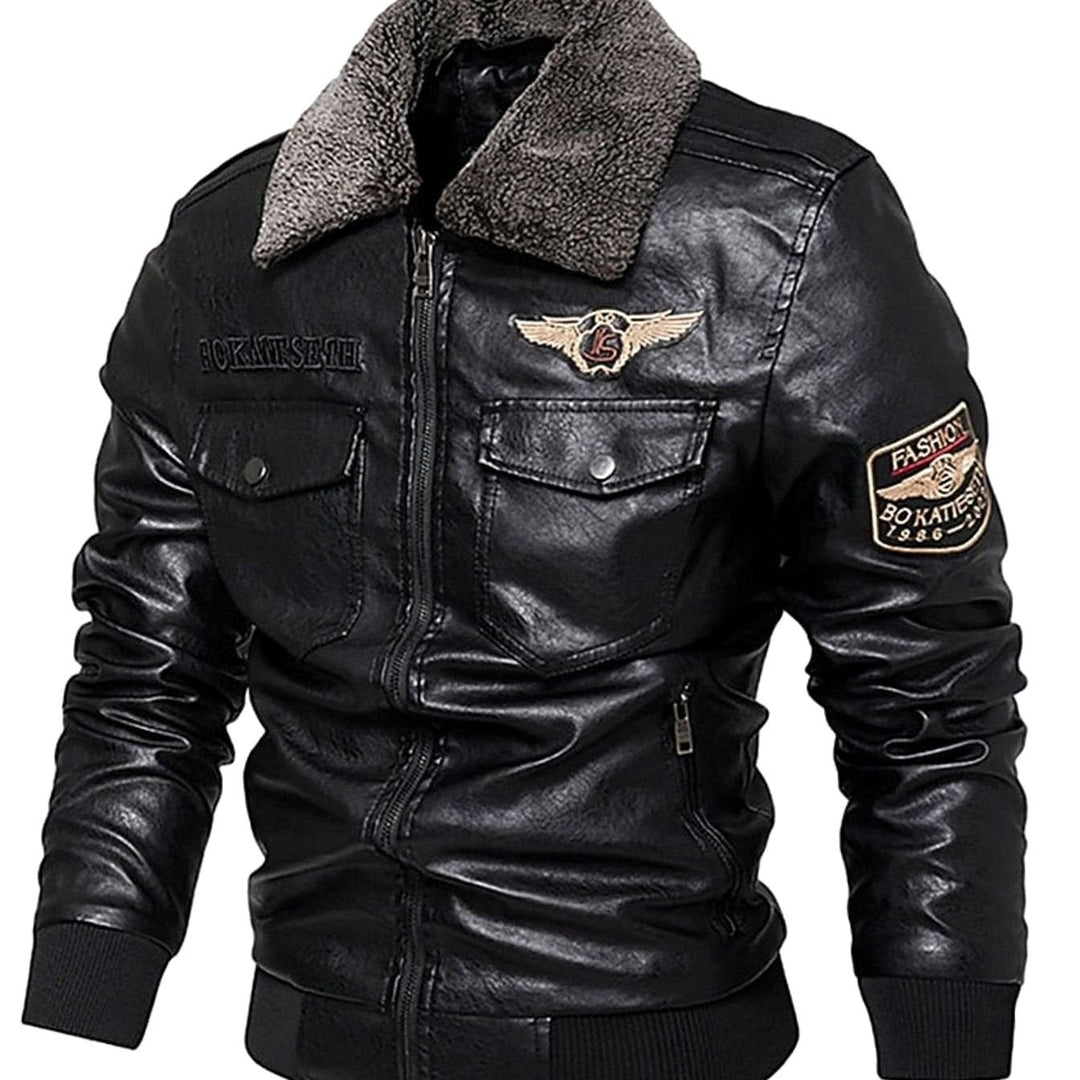 Marigold | Women's Sherpa Pocket Shearling-Collar A-Line Coat