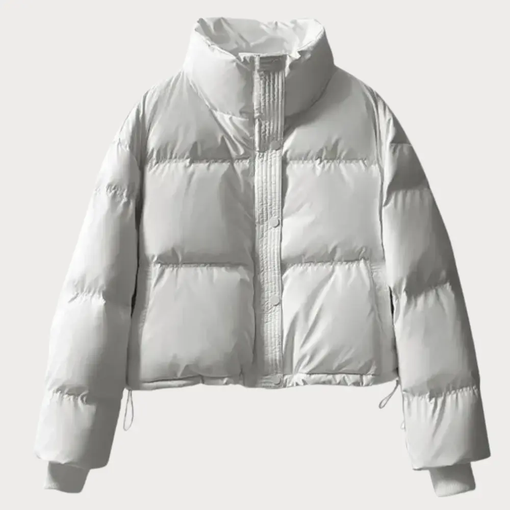 Jacqueline | Women's Cropped Stand-Collar Puffer Jacket
