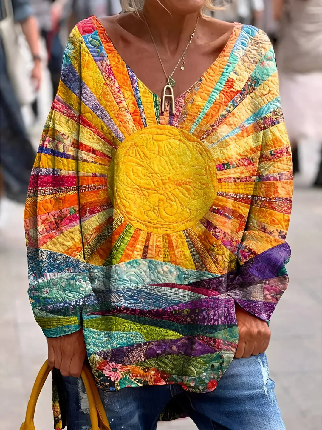 C&M® - Cheerful Colorful Blouse Carol & Margaret Wilmington