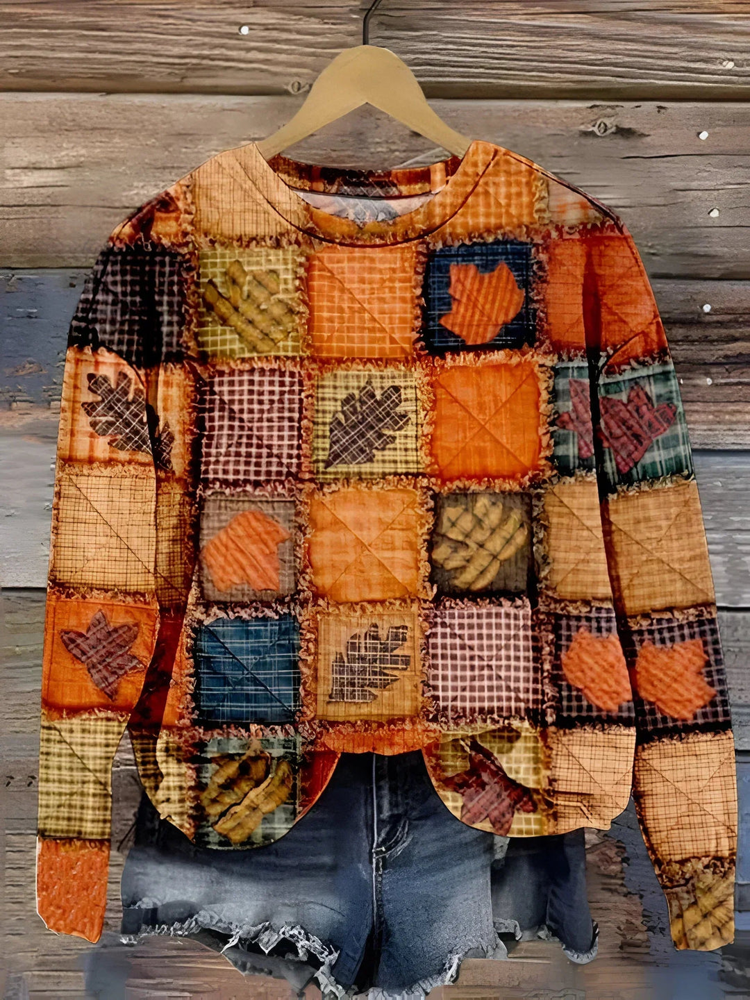 C&M® - Soft Patchwork Sweater Carol & Margaret Wilmington