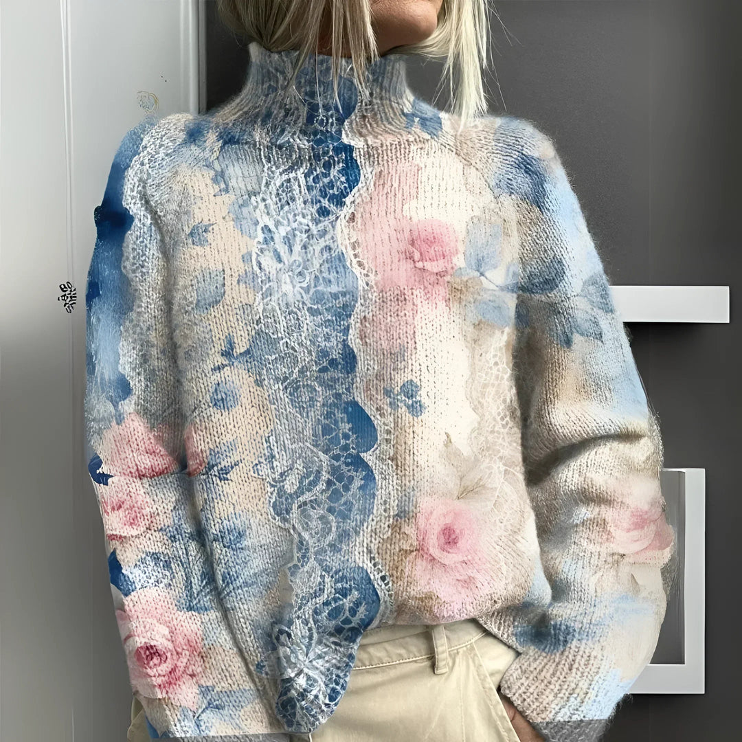C&M® - Warm Knitted Turtleneck Sweater Carol & Margaret Wilmington