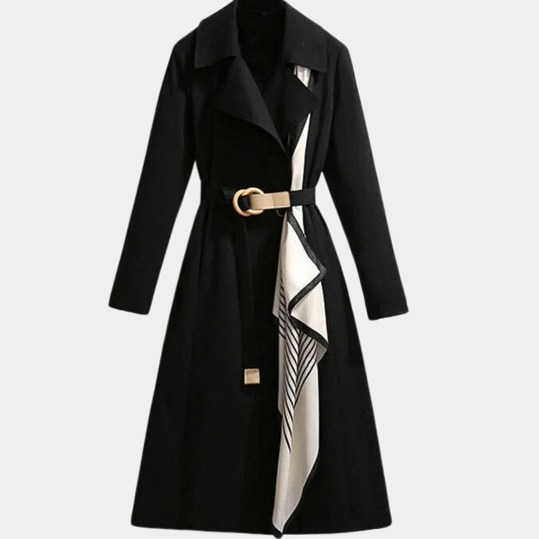 Marcella | Women's Belted Structured Trench Coat