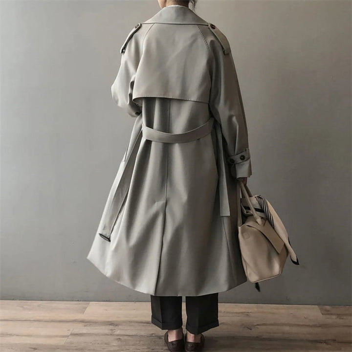 Arcadia | Women's Double-Breasted Longline Trench Coat