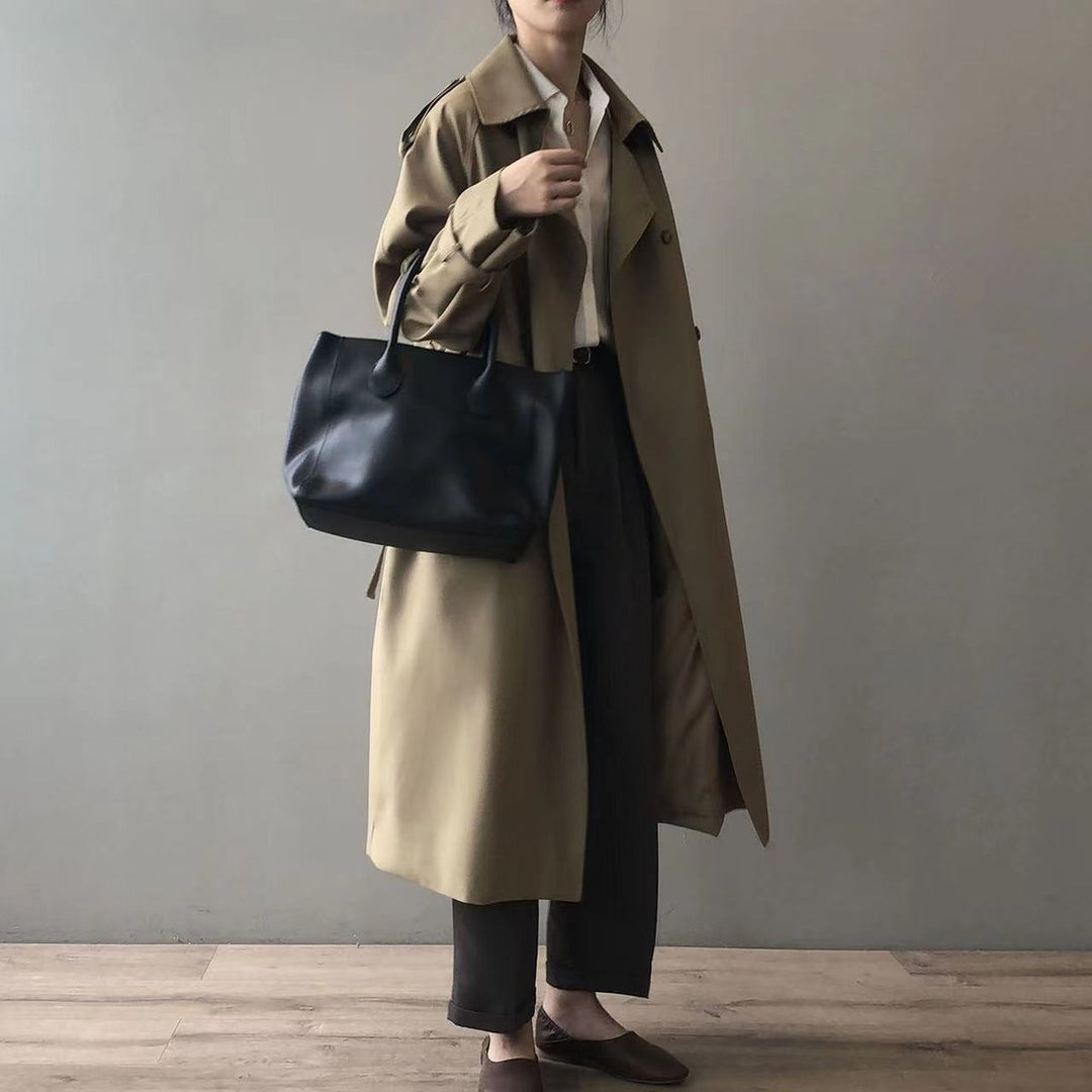 Arcadia | Women's Double-Breasted Longline Trench Coat