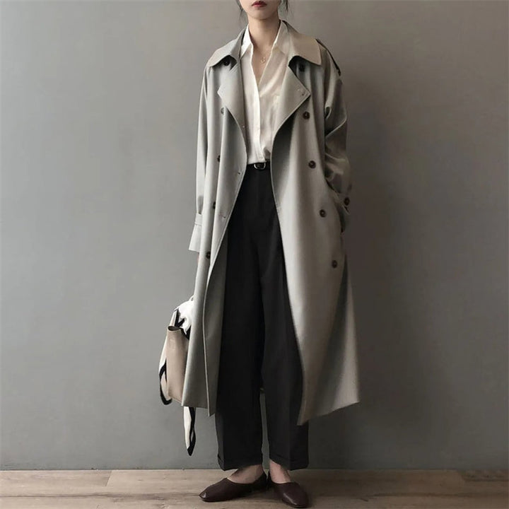 Arcadia | Women's Double-Breasted Longline Trench Coat